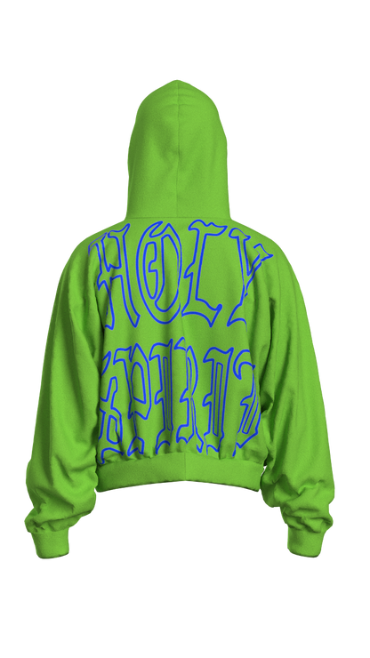 2 // EVERGREEN GREEN HOLY SPIRIT HOODIE