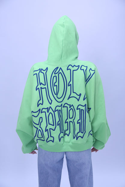 2 // EVERGREEN GREEN HOLY SPIRIT HOODIE