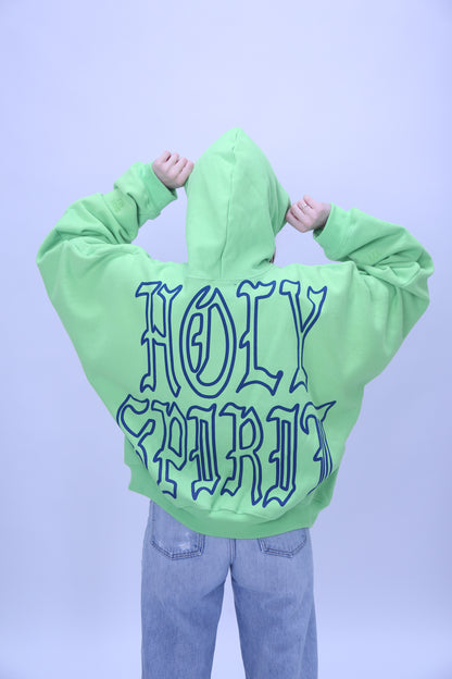 2 // EVERGREEN GREEN HOLY SPIRIT HOODIE