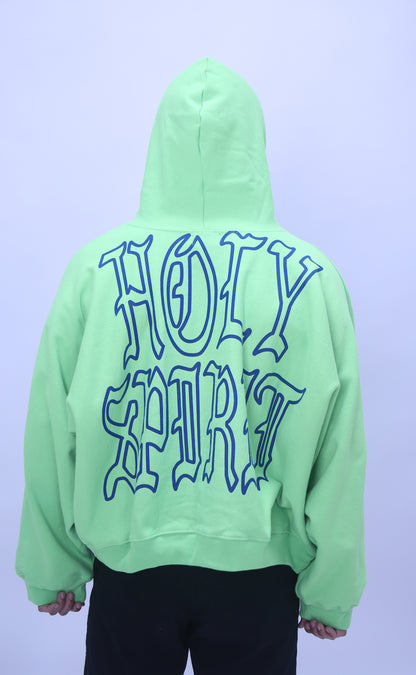 2 // EVERGREEN GREEN HOLY SPIRIT HOODIE