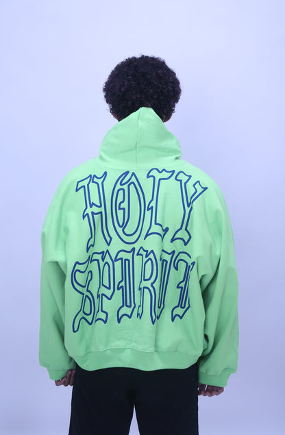 2 // EVERGREEN GREEN HOLY SPIRIT HOODIE