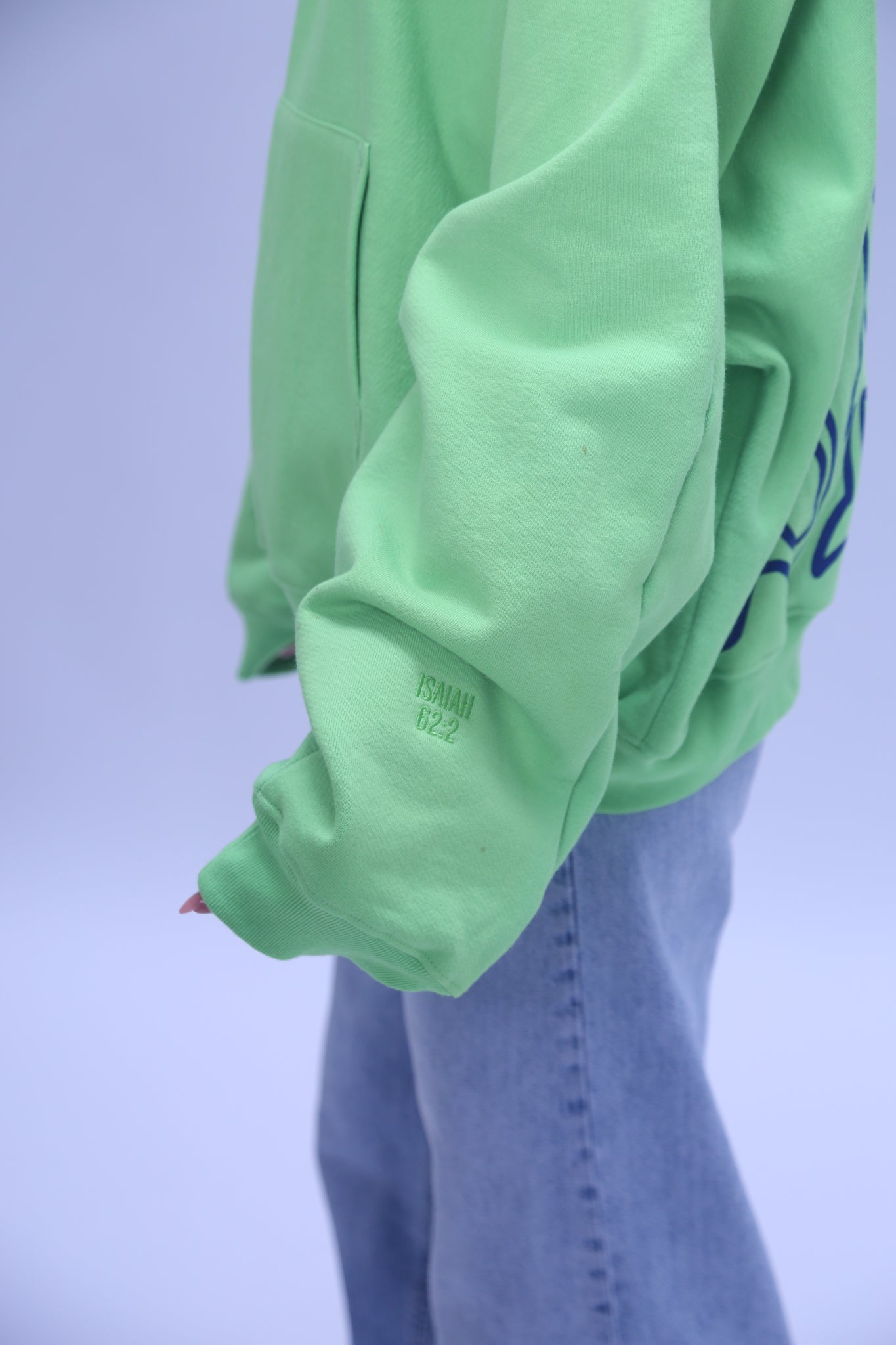 2 // EVERGREEN GREEN HOLY SPIRIT HOODIE