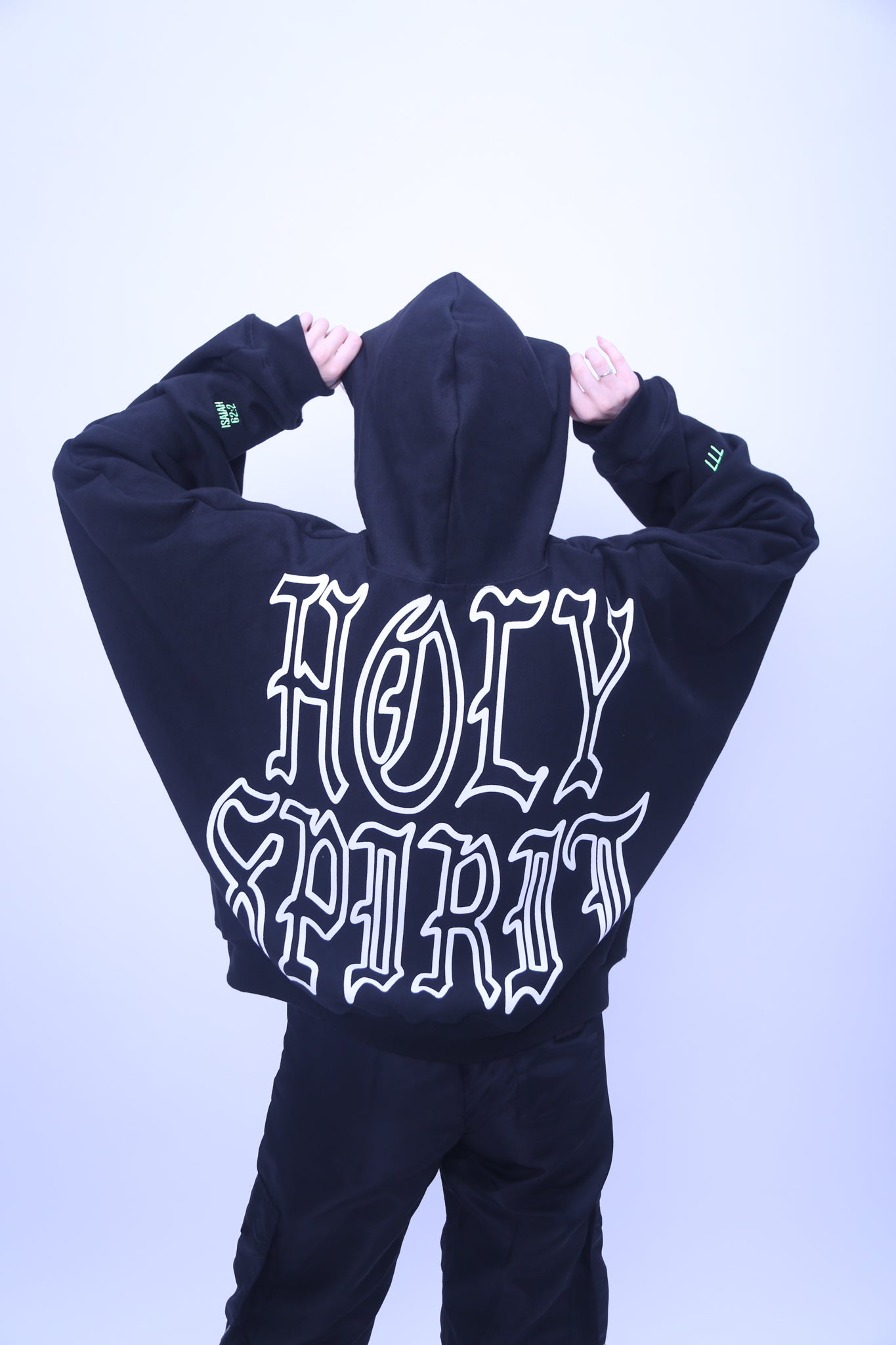 5 // FOG BLACK HOLY SPIRIT HOODIE