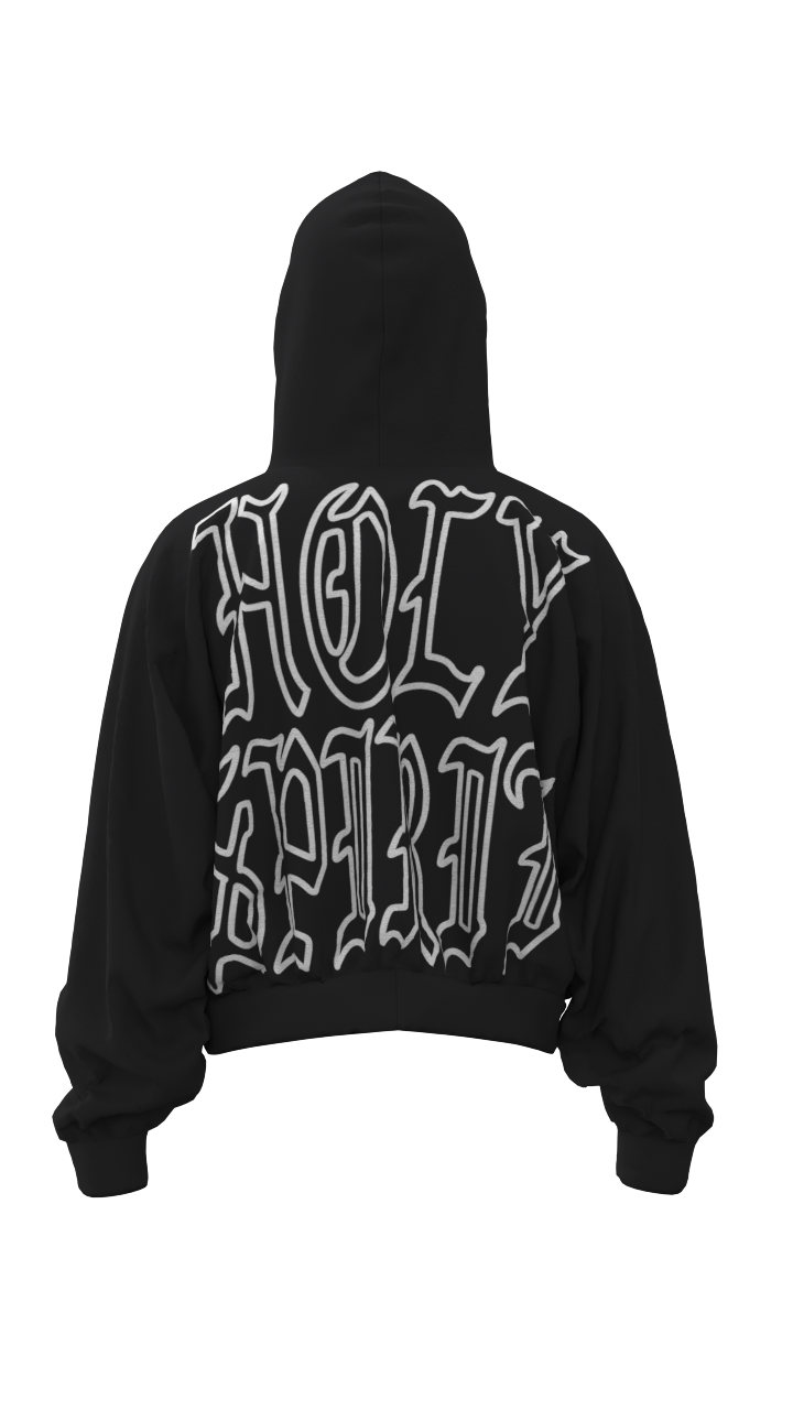 5 // FOG BLACK HOLY SPIRIT HOODIE